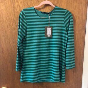 Gudrun Sjoden XS 3/4 Sleeve Organic Cotton Model Top NWT